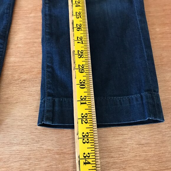 Citizens Of Humanity Cuffed Cropped Jeans Women 30 Blue Mid Rise Stretch 17966 - Picture 6 of 12